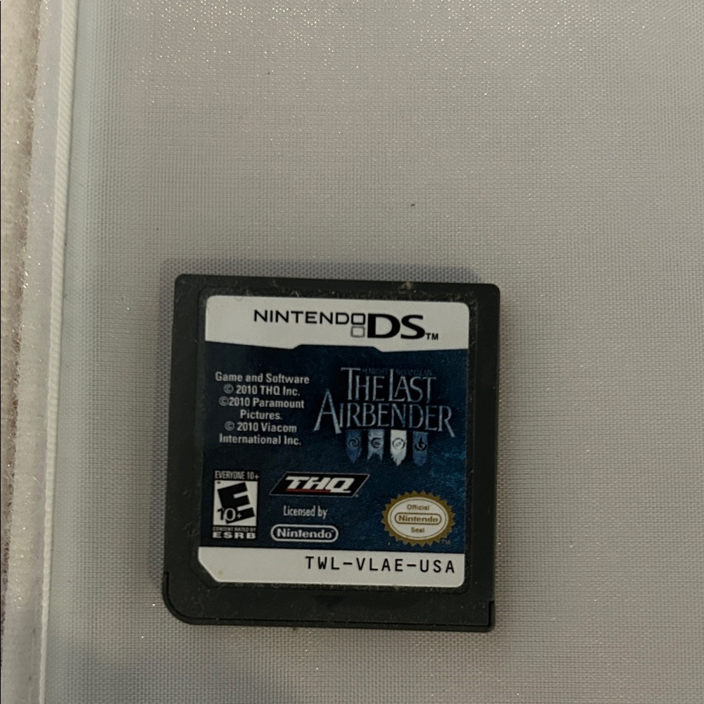 Nintendo DS The Last Airbender Cartridge - Black